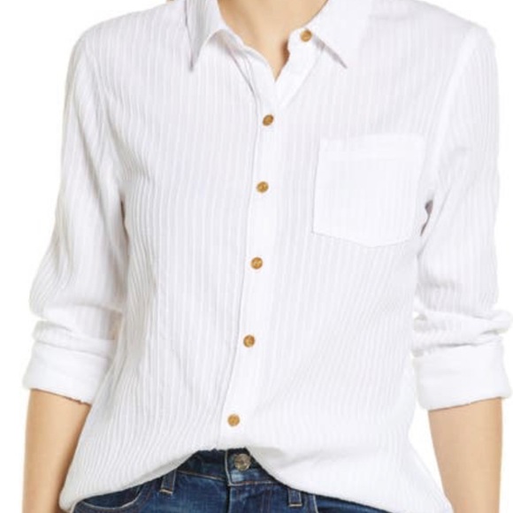 caslon easy button up shirt
